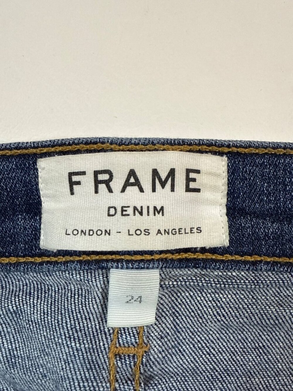 Frame Denim Womens Le Crop Flare Jeans Size 24 Blue Wash Stretch (NN524) - Picture 7 of 9